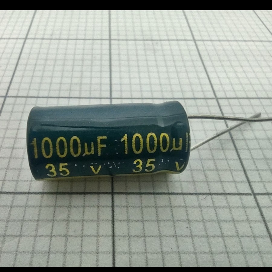 Elco 1000uf 35v / Kapasitor Elco 1000uf 35v / Elco 1000 - 35V Nichicon / Elko 1000-35v