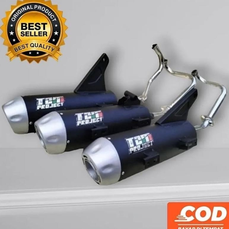 Original Knalpot Tzm Project+ End Muffler Beat Street, Beat Karbu, Beat Deluxe, Beat Pop, Scoopy, Va