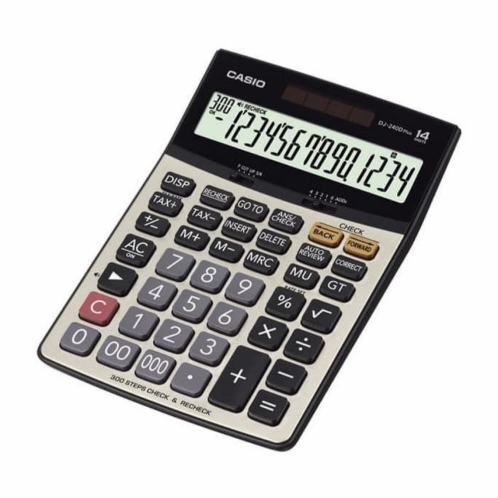 

Casio Dj-240D Plus Check & Correct Kalkulator Calculator Dj 240 D Plus