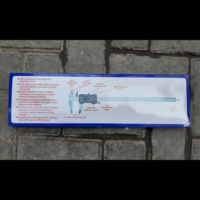 

Digital Caliper 8" Inchi Sigmat Jangka Sorong 200Mm Stainless Steel