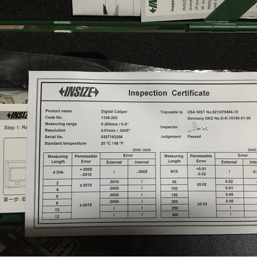 

Insize Sigmat Digital Jangka Sorong 6" Vernier Caliper Original