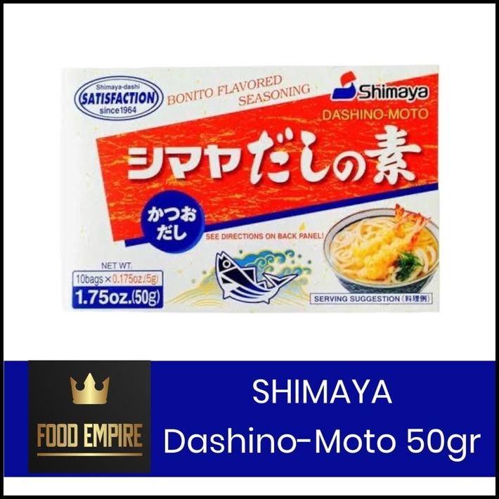 

Shimaya Dashi No Moto 50 Gr | Bubuk Kaldu Ikan Bonito | Katsuodashi