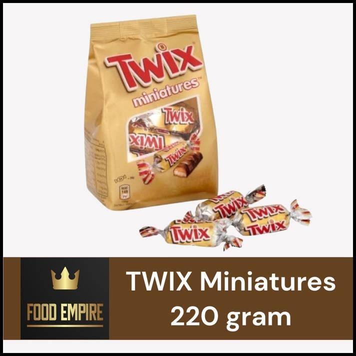 

Twix Miniatures 220 Gram - Cokelat Mini Twix