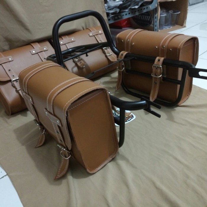 Side Bag W175 Tas Bagasi Kawasaki W175.