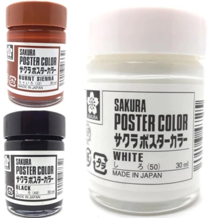

Cat Poster Color Sakura 30 ml Burnt Sienna K01