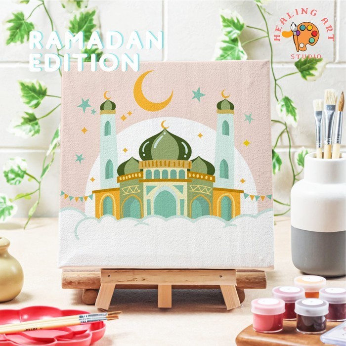 

Painting by number Kit Lukisan Masjid 03 Hampers Ramadhan Art set K01