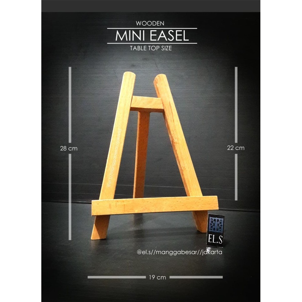 

Wooden Mini Easel 1928 ( Stand Canvas, Stand Foto ) K01