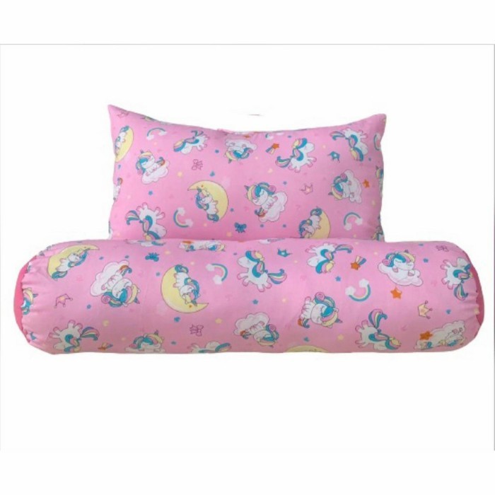 Bantal Guling Set Anak Perempuan Cewek Karakter Lucu Murah