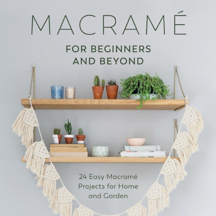 

buku Macrame for beginners and beyond