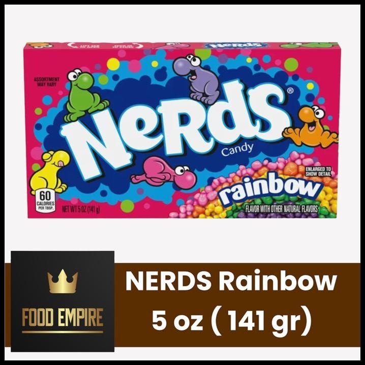 

Nerds Rainbow Candy 5 Oz | Permen Asam Aneka Rasa 141 Gram