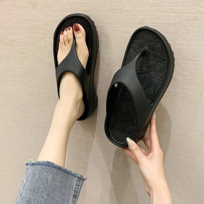 Sandal Wanita Jepit Bahan Jelly Karet Eva Korea