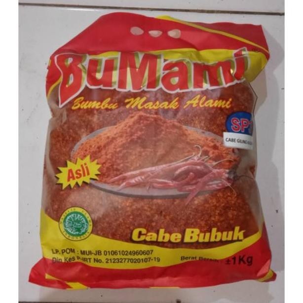 

It34 1 kg Cabe Bubuk SP3 BuMami Kasar (Tekstur Flakes) Premium