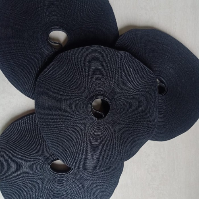 

velcro/ magic tape 20m lebar 1cm Black