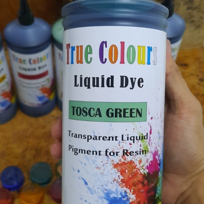 

Ready Pewarna cair super transparant LIQUID DYE untuk Resin kemasan 1 liter