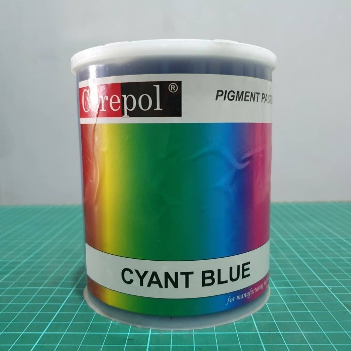 

Ready Cerepol Pigment Paste Pewarna Resin Cyant Blue Biru Cyan - 1 kg