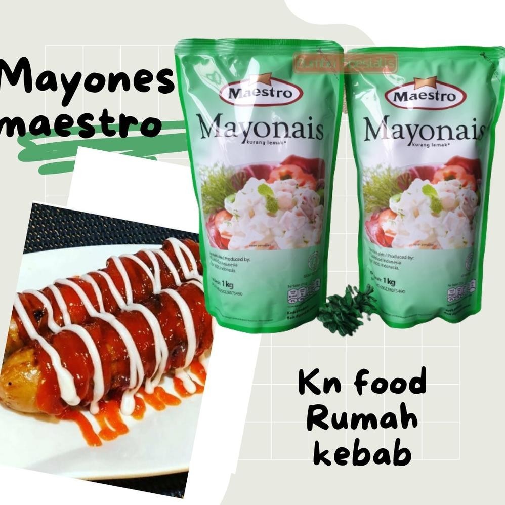 

rwet-23 Mayonaise Maestro kemasan pouch 1kg Viral