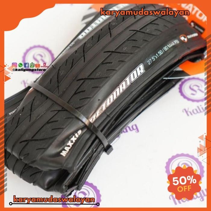 BAN LUAR MAXXIS DETONATOR 27.5 X 1.50 KEVLAR - BAN ASPAL SEPEDA MTB HYBRID - BAN TOURING ROAD MOUNTA