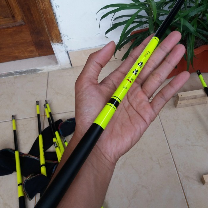 Ready Joran Pancing Tegek Antena Yehang Super Special Yellow Black 240