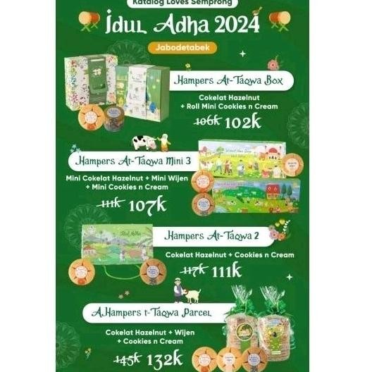 

d-54 Hampers Lebaran idul Adha 2024 Love Semprong Hemat Termurah