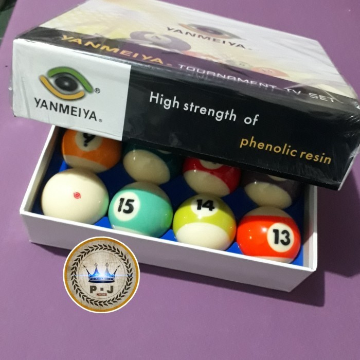 Set BolaBilliard Balls Yanmeiyael Cyclop Meja 9 Ft