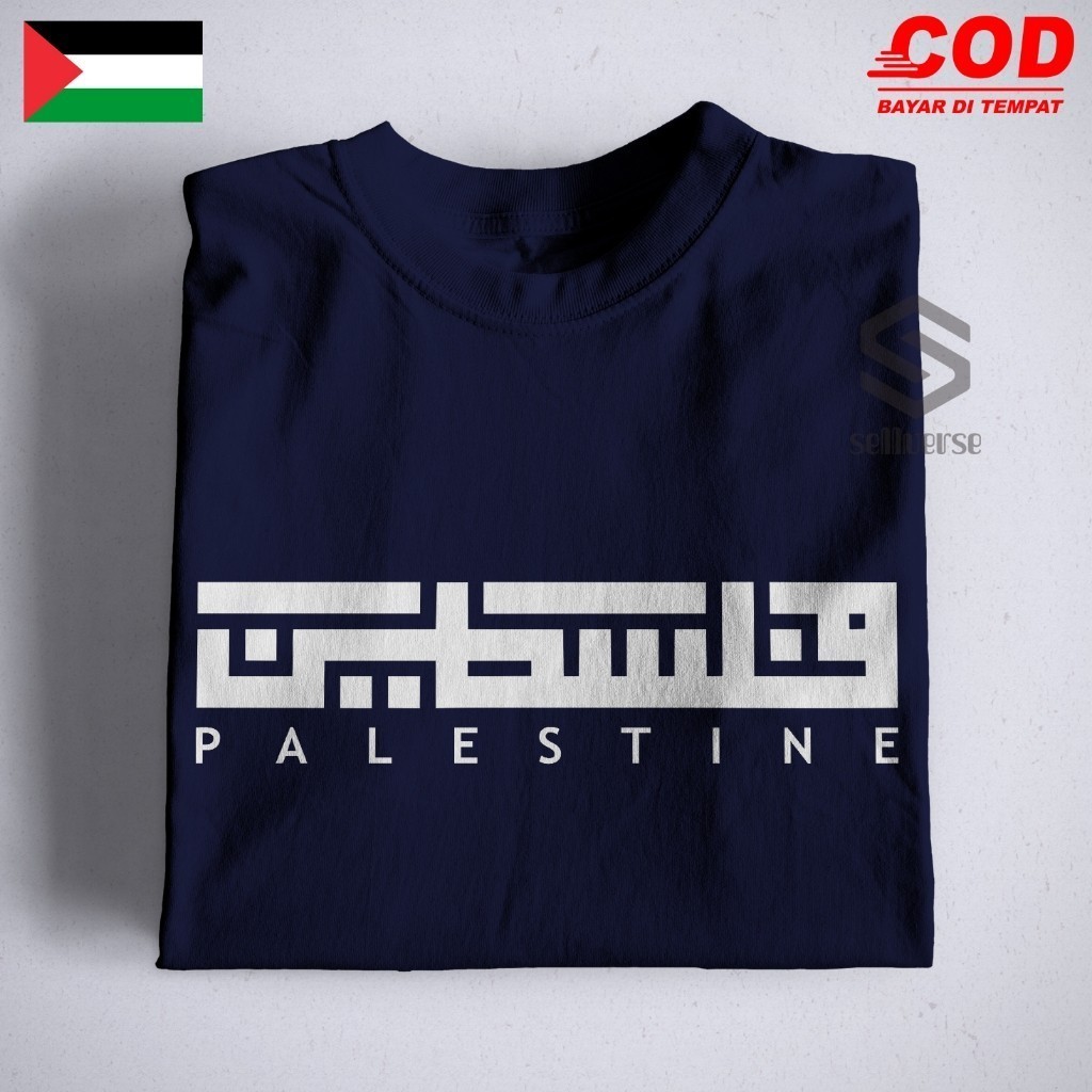 Palestine - Kaos - Baju - T-Shirt - Pakaian - Murah - Pria - Wanita - COD