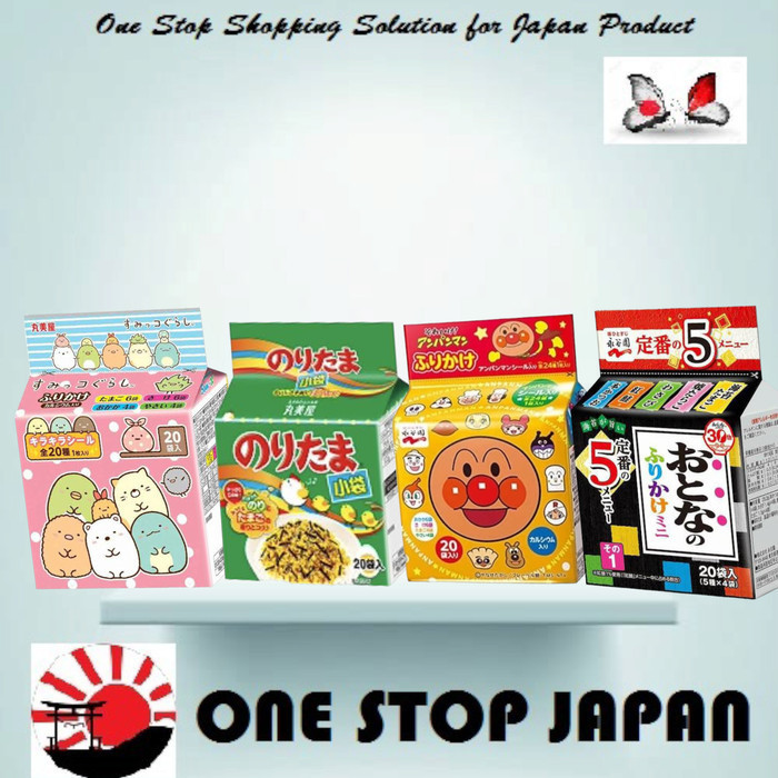 FURIKAKE ABON JEPANG NORITAMA ANPANMAN SUMIKKO GURASHI & OTONA