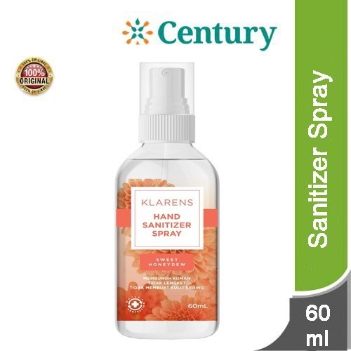 Klarens Hand Sanitizer Spray Sweet Honeydew 60 ML/ Hand Sanitizer / Perawawan Diri