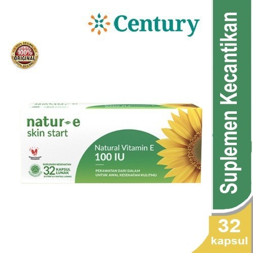 Natur-E 32 Kapsul / Natur E / Vitamin E / Vitamin E 100 IU / Vitamin Kulit/Suplemen kulit