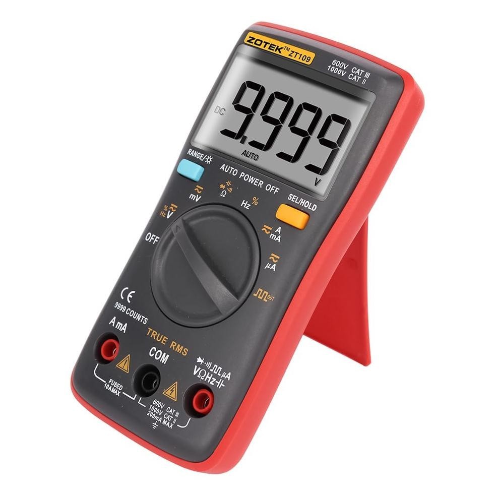 PN Zotek ZT109 Multitester Multimeter Digital 9999 count Auto | manual range TERLARIS
