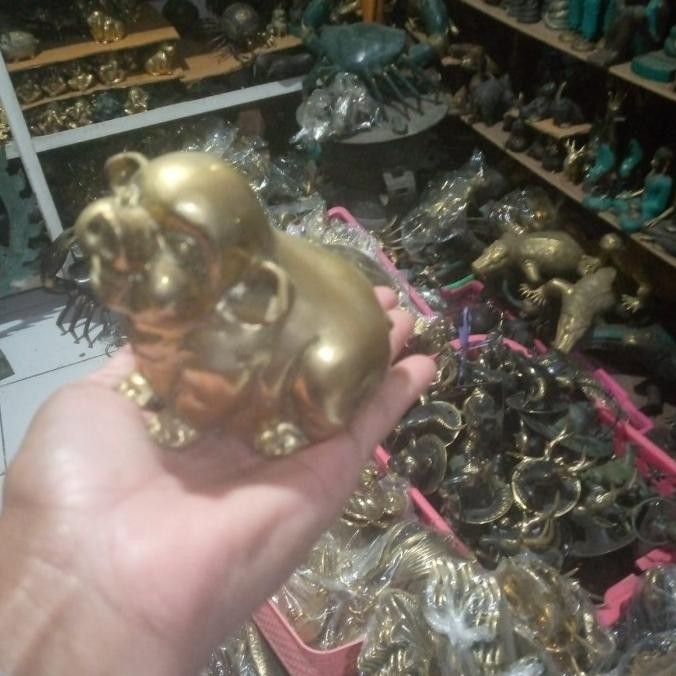 BEBAS ONGKIR - patung babi shio kuningan