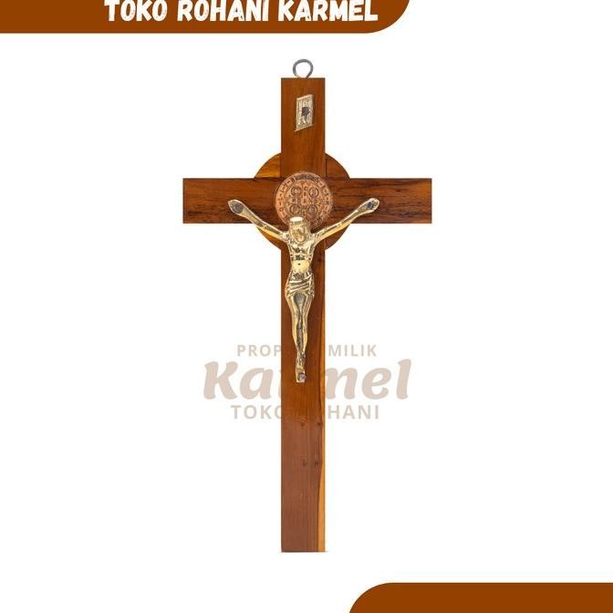 SALIB GANTUNG BENEDIKTUS / SALIB DINDING BENEDICTUS / SALIB KATOLIK IS81