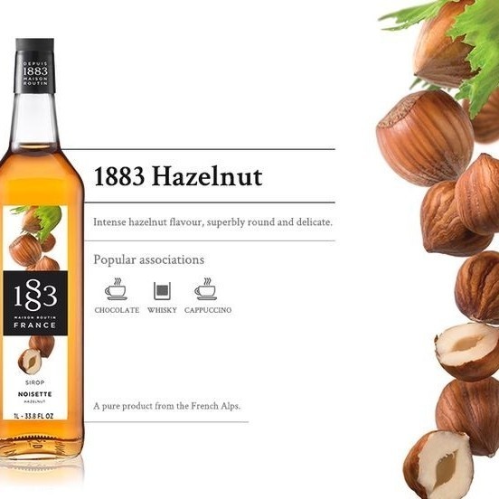 

1883 maison routin syrup Hazelnut 1 liter
