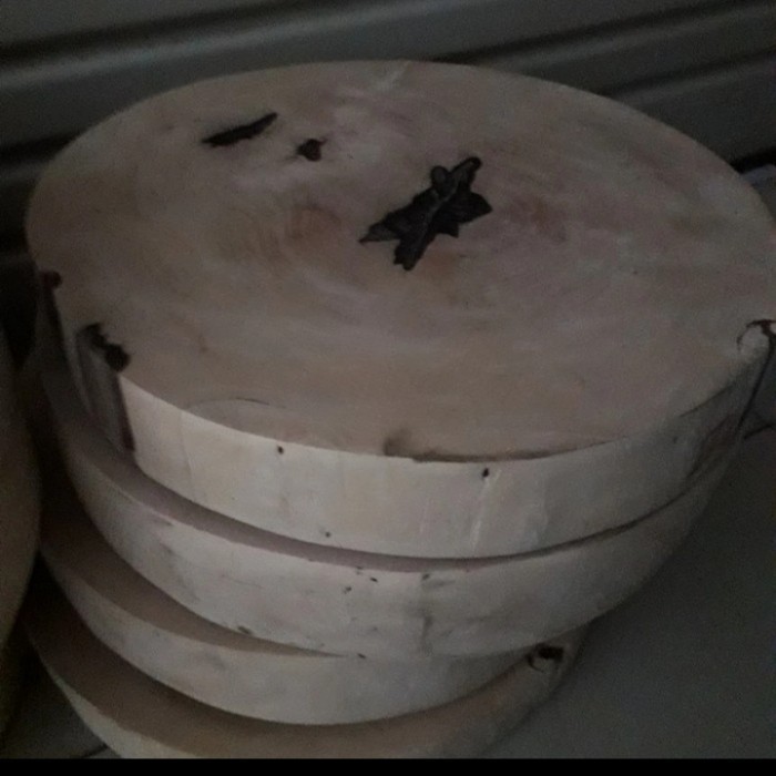 Talenan Kayu Bulat Besar 60Cm