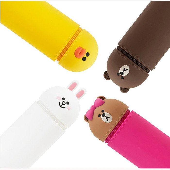 

TEMPAT PENSIL / KOTAK PENSIL SILICONE DUA FUNGSI PEN HOLDER VS SMIGGLE