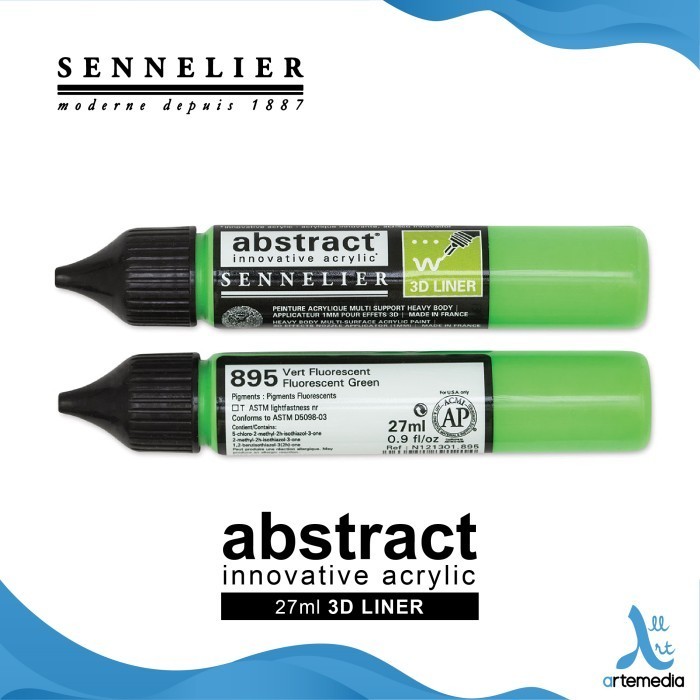 

CAT AKRILIK SENNELIER ABSTRACT LINER 27ML 3D APPLICATOR ACRYLIC PAINT