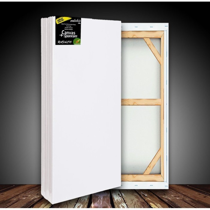 

KANVAS LUKIS + SPANRAM 50X120 CM CANVAS LUKIS 50 X 120 BY RAVALIO