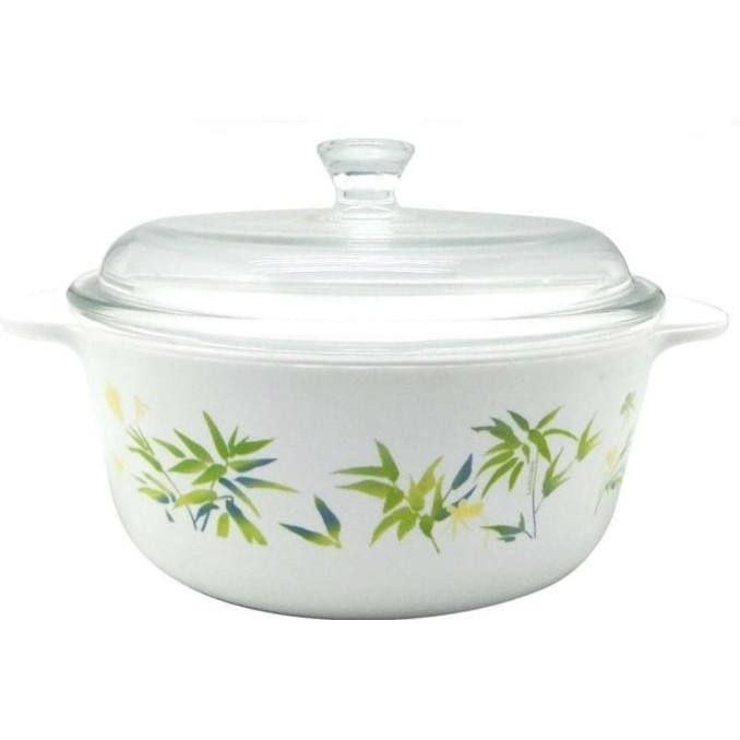 Panci Masak Pot Kaca Luminarc Vitro Casserole Amber Tutup 1,5 Liter