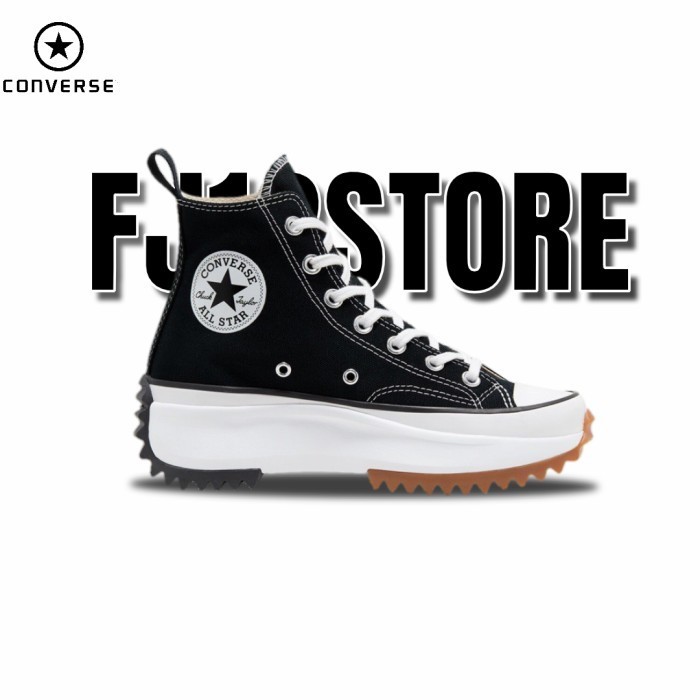 Sepatu Converse Run Star Hike Lugged High Bla White