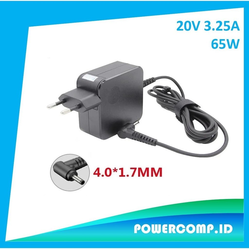 {DISKON} Charger Laptop Lenovo 20V 3.25A 65W Charger Laptop Lenovo Adapter Charger Cas Laptop Lenovo