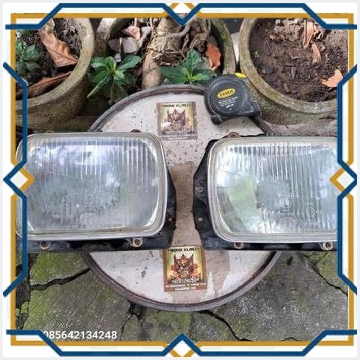 [MBO] HEADLAMP KOTAK H4 HELLA GERMANY ORIGINAL HEAD LAMP HELLA GERMANY LAMPU DEPAN HELLA GERMANY REF