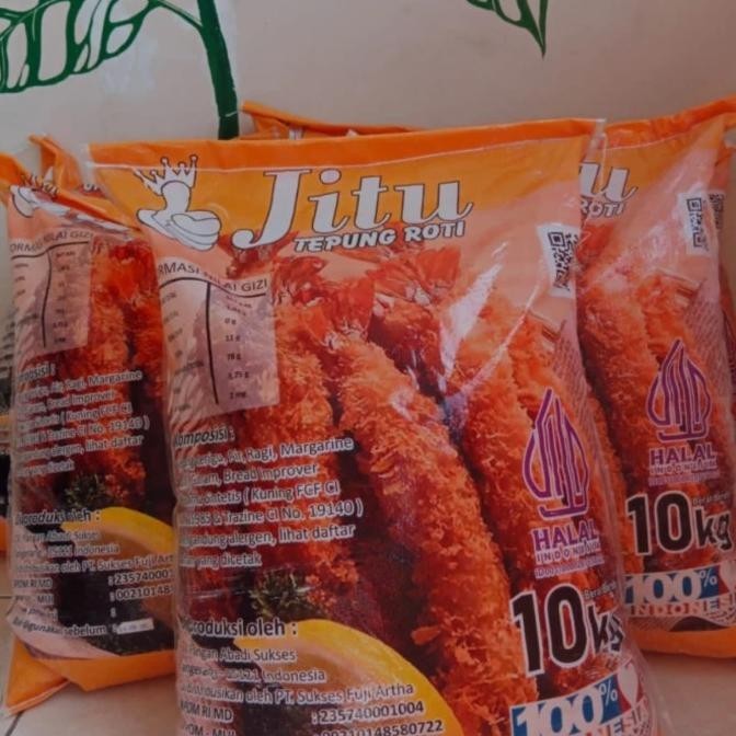 

[GRAB GOJEK] TEPUNG ROTI JITU BREAD CRUMB PANIR JITU EKONOMIS PREMIUM GM