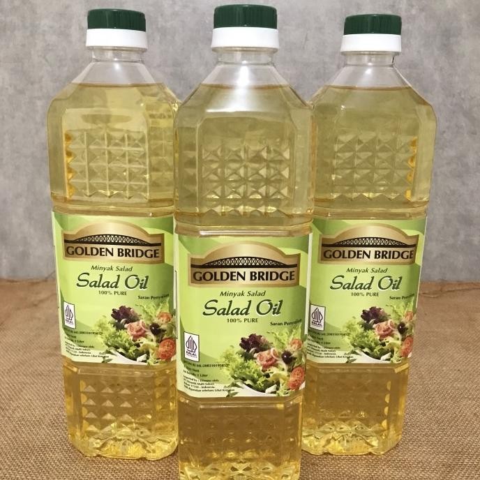 

READY STOCK GOLDEN BRIDGE SALAD OIL 1L / MINYAK SALAD !!!!!