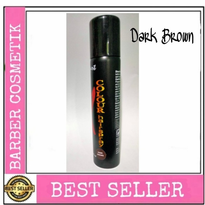 EXPERT HAIR SPRAY COLOR DARK BROWN NON PERMANEN 100 ML