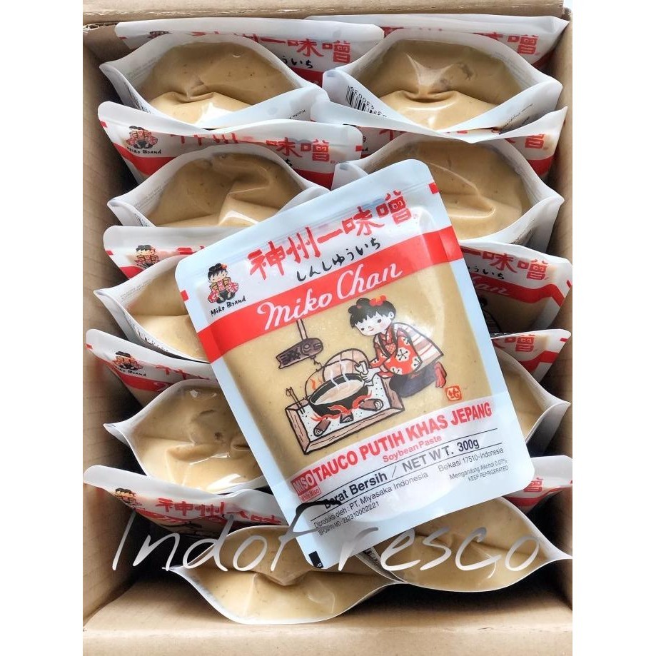 

BIG SALE SHINSHUICHI MIKOCHAN SHIRO MISO PASTE- PASTA MISO- TAUCO JEPANG 300G !!!!!