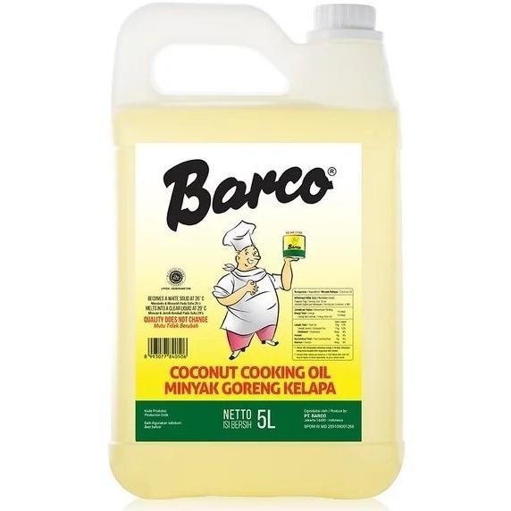 

READY STOCK BARCO MINYAK GORENG KELAPA 5 LITER JERIGEN !!!!!