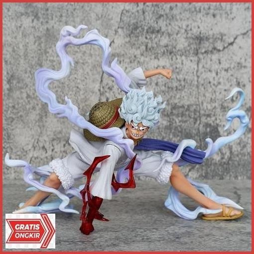 Original Luffy Gear 5 Sun God Nika Action Figure One Piece Jaminan Quality