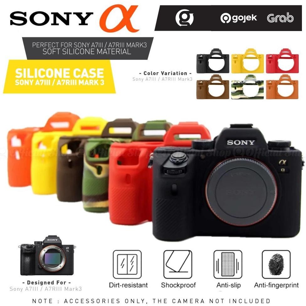{BARU} Silicone SONY A7iii A7Riii (A7 A7R III MARK 3 ONLY Sarung Silicon) Silikon Case