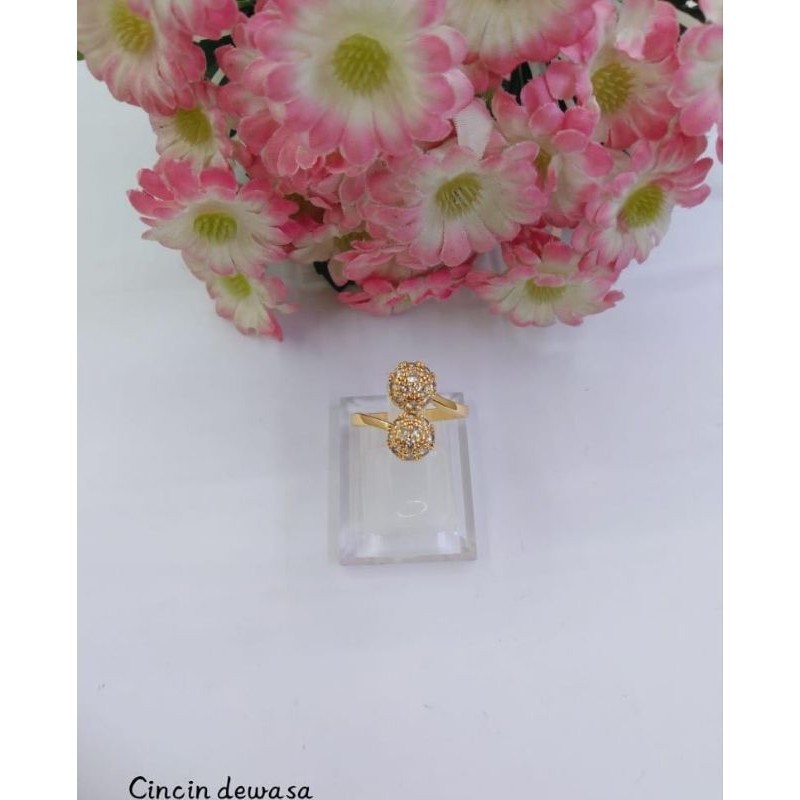 grosir 12pcs cincin xuping cincin dewasa anti karat perlusin