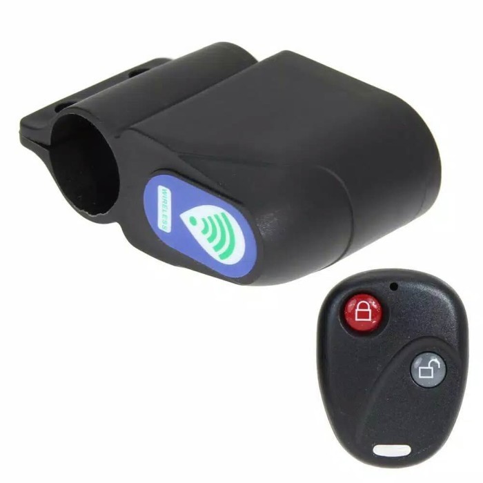 Gembok Alarm Sepeda Wireless