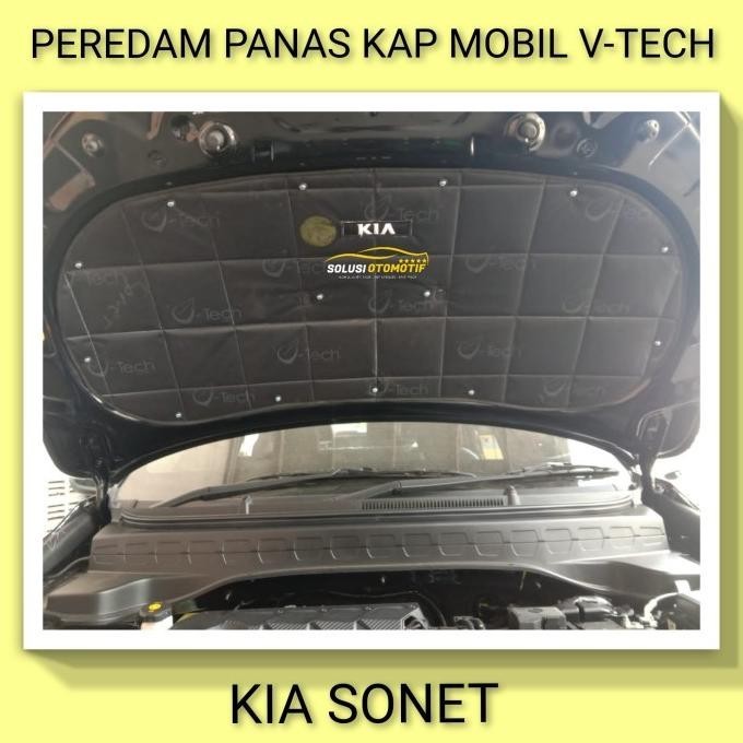 Kia Sonet Peredam Panas Kap Mesin Aksesoris Variasi Mobil Vtech Ori